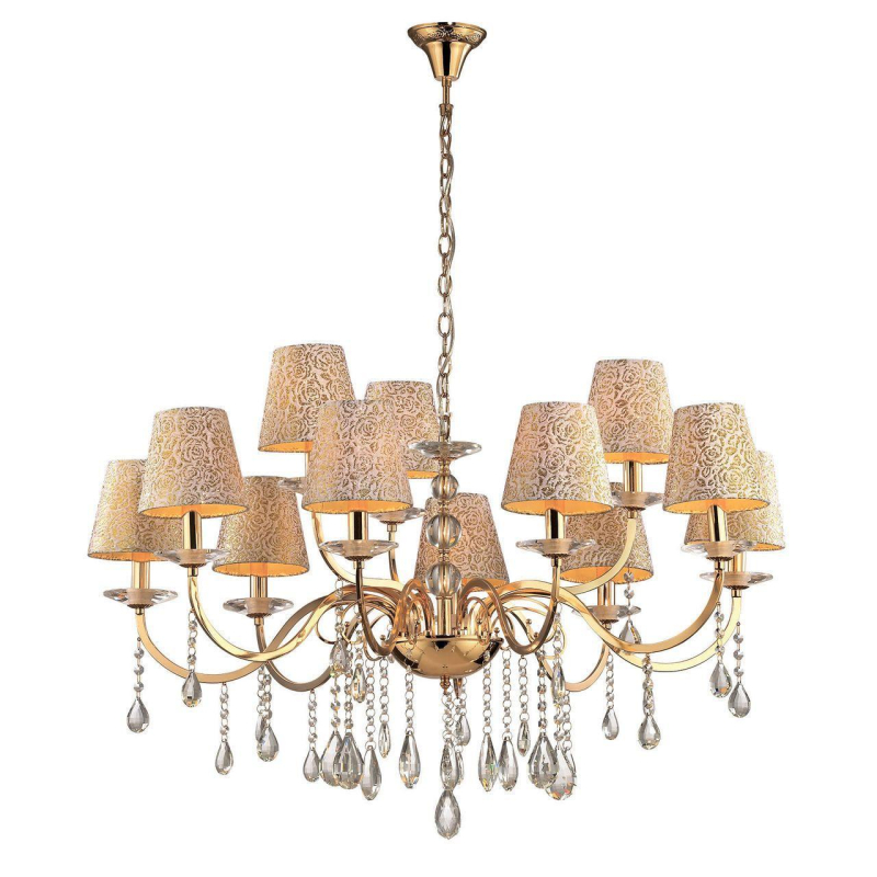Подвесная люстра Ideal Lux Pantheon SP12 Oro 088129