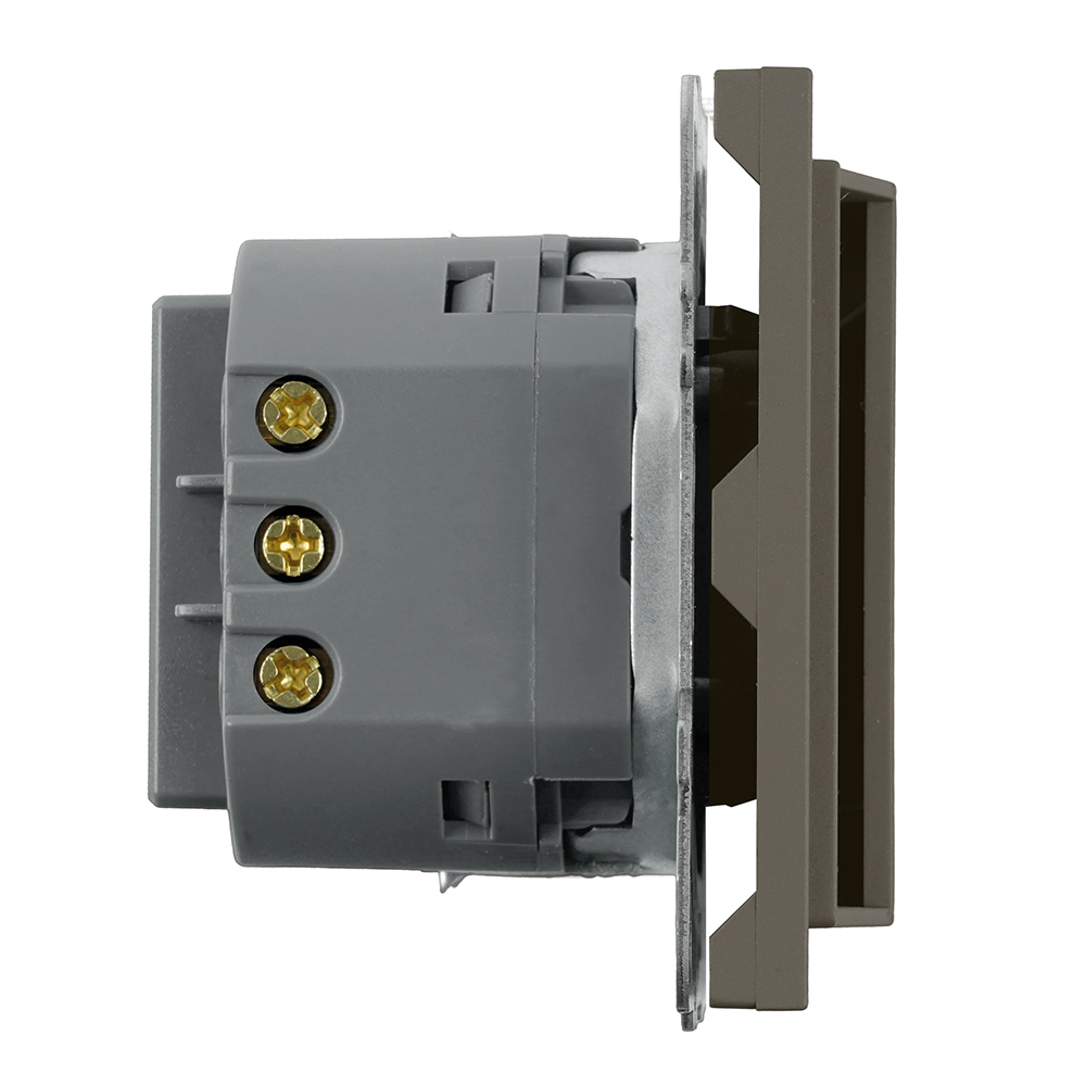 Выключатель карточный Stekker Эмили RSW40-5114-09 антрацит, soft touch 50701