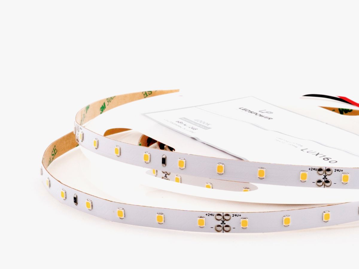 Светодиодная лента LEDS POWER 2835 64/м (6Вт/м) 24В нейтральная LUX160 006062