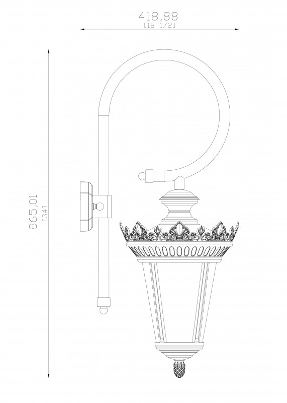 Светильник настенный LD-Lighting LD-FL002
