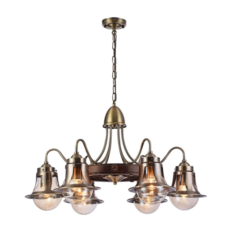 Подвесная люстра для низких потолков Arte Lamp A7006LM-6AB