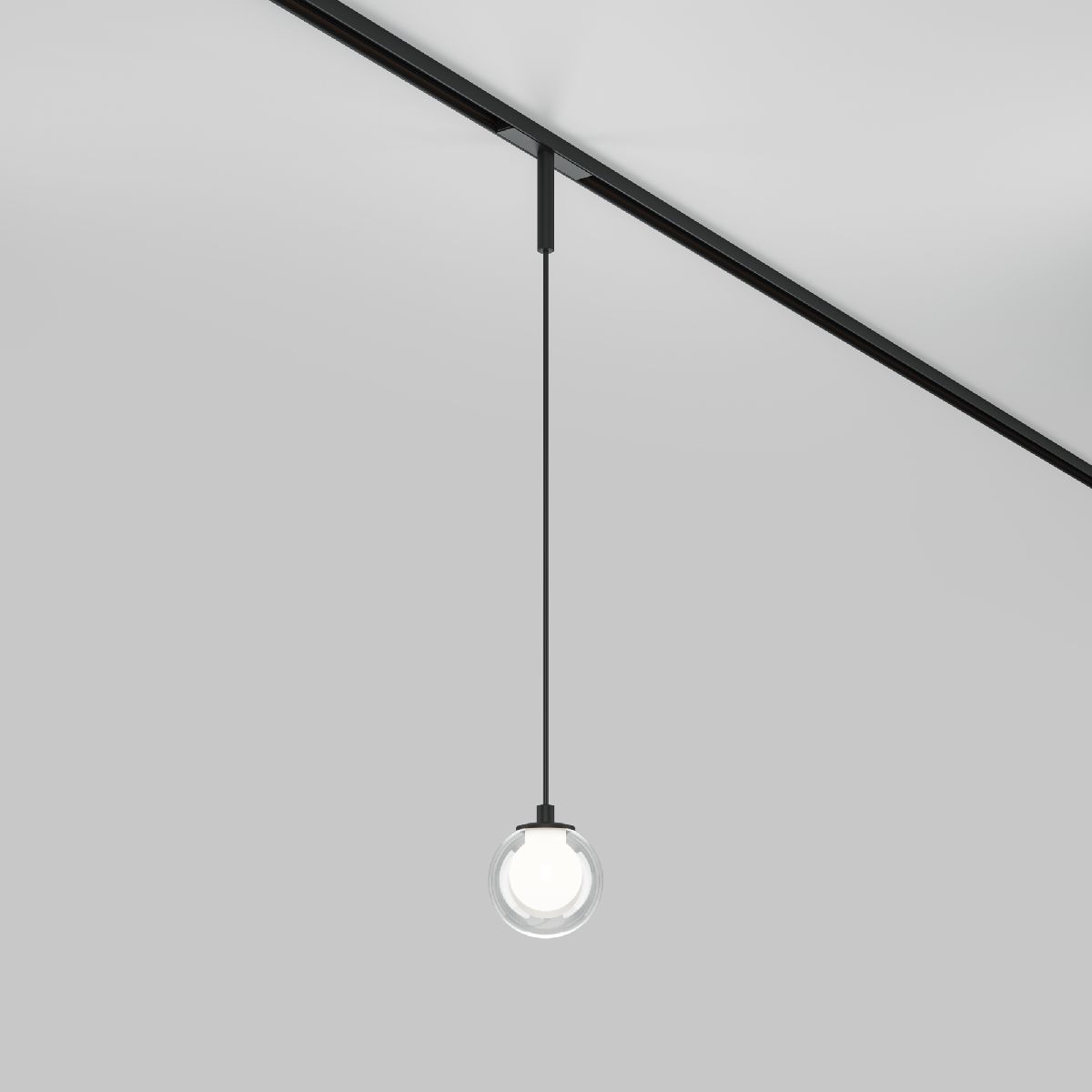 Трековый магнитный светильник Maytoni Bubble TR181PL-1-4WTW-B