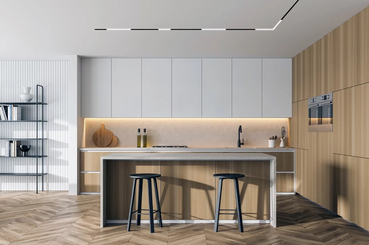 Трековый светодиодный светильник Denkirs DK8004-BK