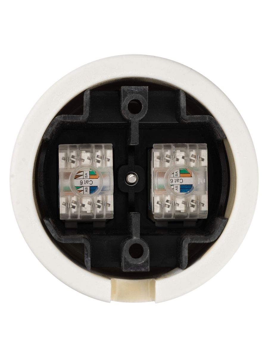 Розетка двойная компьютерная RJ45 сл. кость Болонь TDM Electric SQ1820-0351