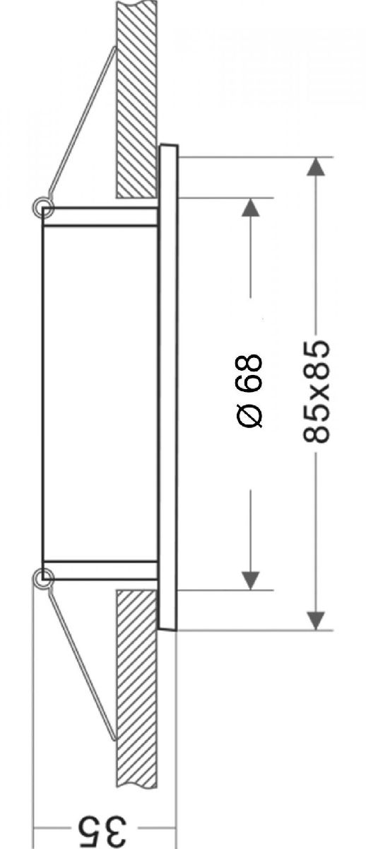 Встраиваемый светильник Deko-Light Altair 110018