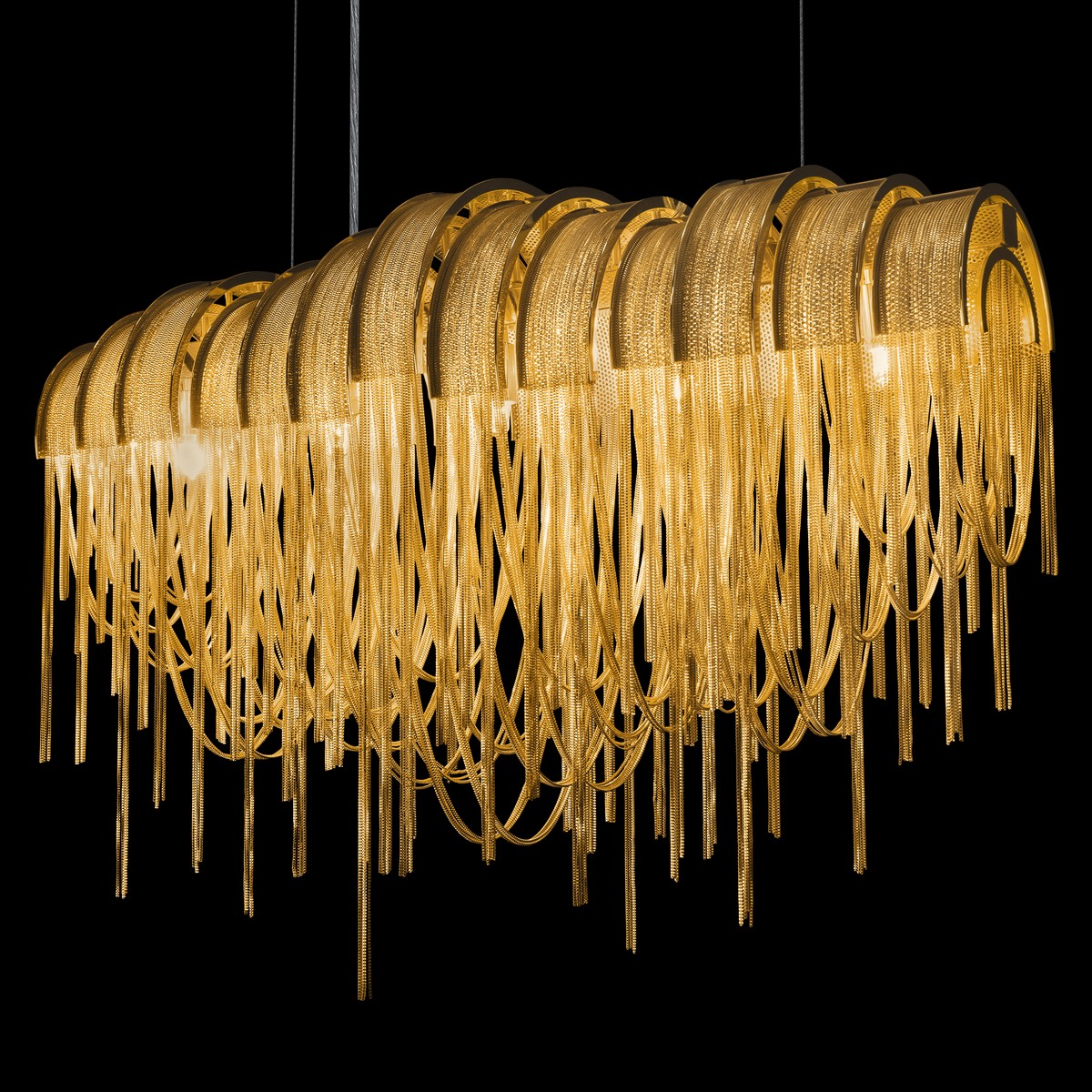 Подвесная люстра Loft IT Volver 10404/720L GD