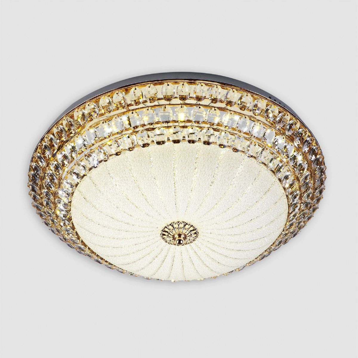 Потолочный светильник стеклянный LED4U L1101-750 GD