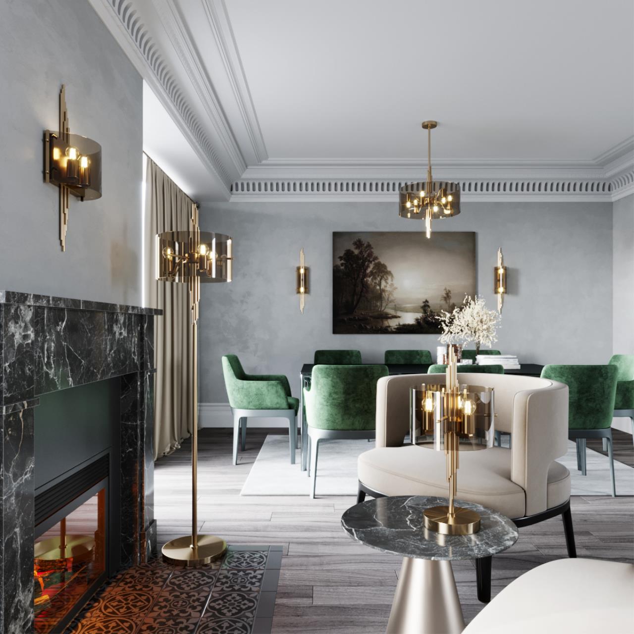 Торшер Odeon Light Margaret 4895/3F в Москве