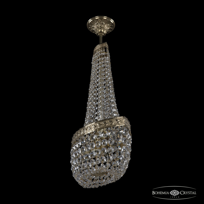 Люстра на штанге Bohemia Ivele Crystal 19113/H2/35IV G