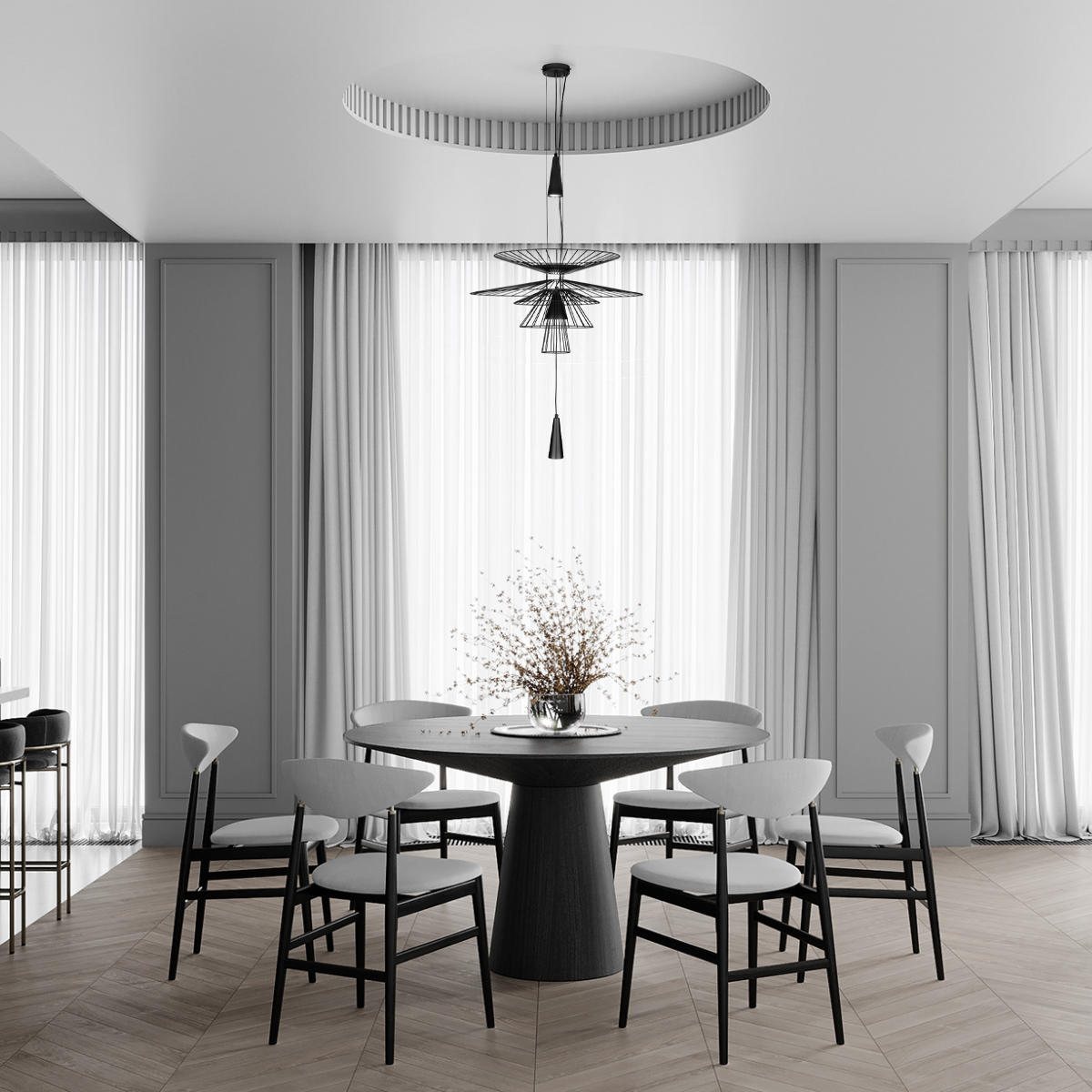 Подвесной светильник Loft IT Star 10141/400 Black УЦ