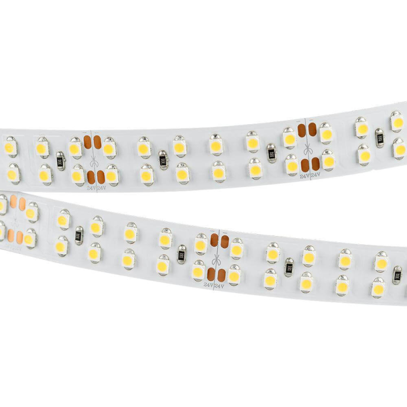 Светодиодная лента Arlight RT 2-5000 24V Warm2400 2x2 (3528, 1200 LED, LUX) 018103