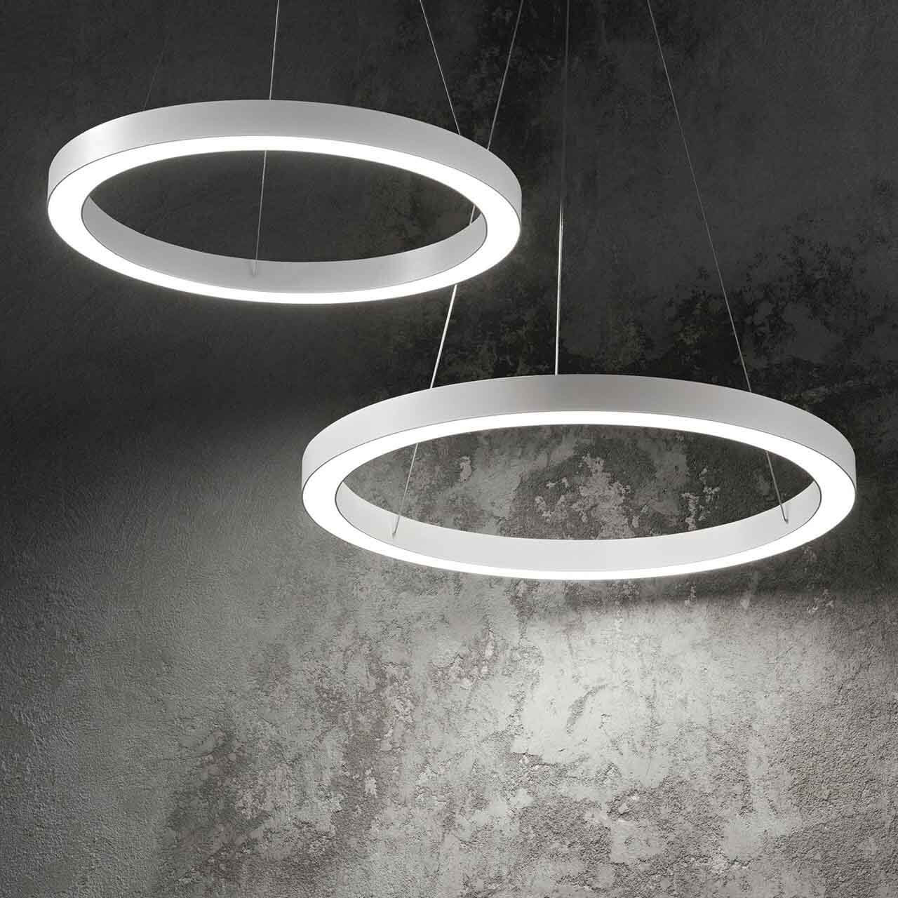 Подвесной светодиодный светильник Ideal Lux Oracle SP1 D70 Bianco 211381
