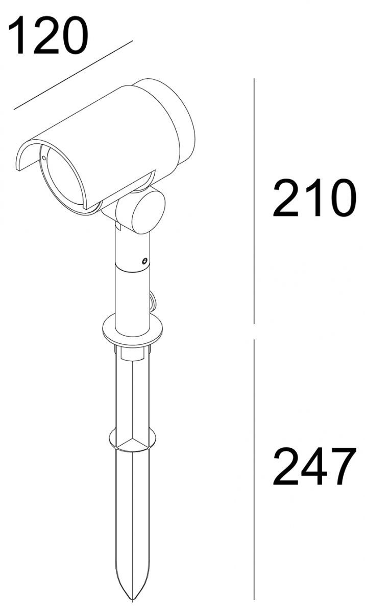 Грунтовый светильник Deko-Light Keid 732095