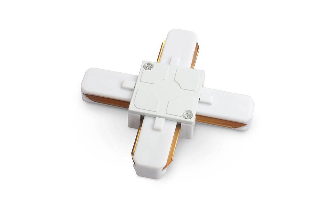 X-коннектор для однофазного накладного трека SWG KXZ-WH-X 002031