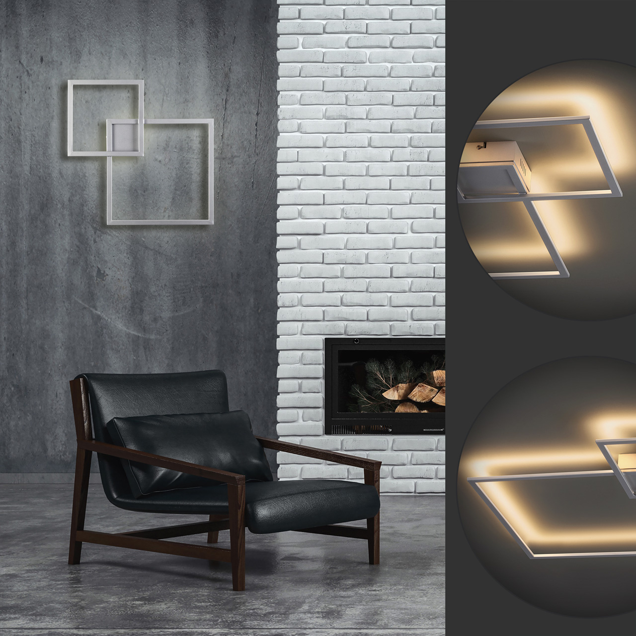 Потолочный светодиодный светильник Odeon Light Quadraled 3558/36CL