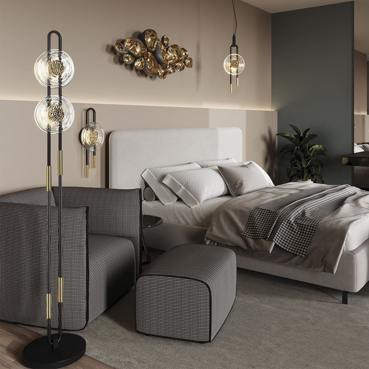 Настенный светильник Odeon Light Magnet 5407/6WL