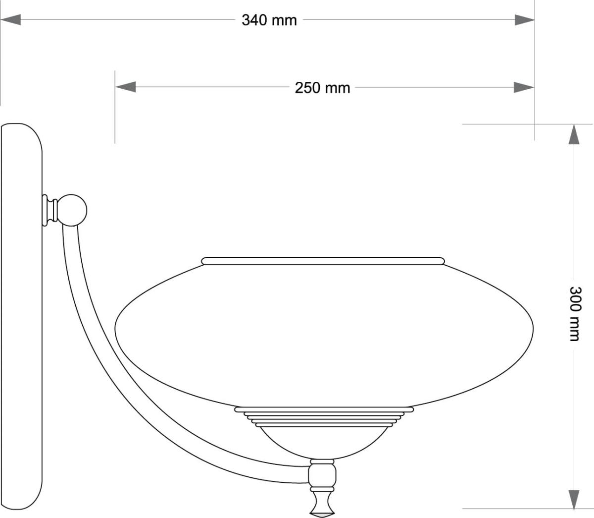Бра Kutek San Marino Shade SAN-K-1(P)CR