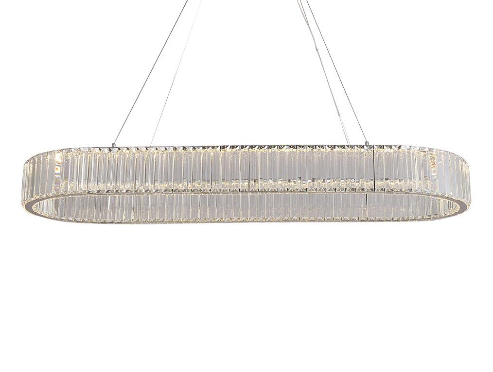 Подвесной светодиодный светильник Newport 8445/120 oval chrome М0065053