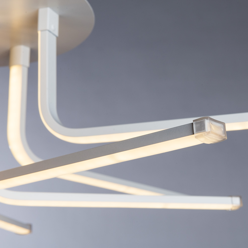 Потолочная светодиодная люстра Arte Lamp Stick A6207PL-12WH