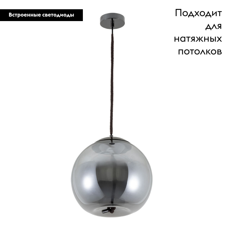 Подвесной светодиодный светильник на тросе Arte Lamp Cody A7768SP-1BC