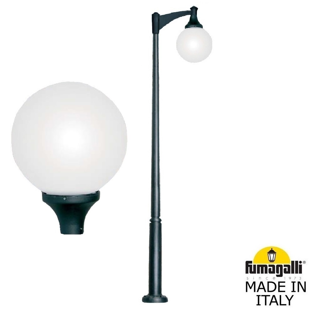 Садово-парковый светильник Fumagalli EKTOR 3000 MIDIPILAR/GLOBE 400 modern 1L G41.365.A10.AYE27