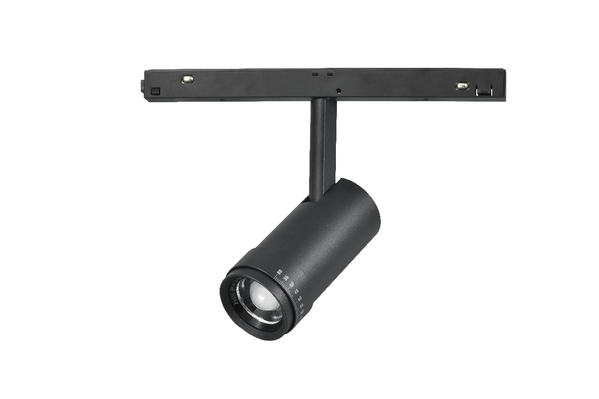 Трековый магнитный светильник iLedex Vision ZOOM 4822-020-D47-10W-10/60DG-4000K-BK