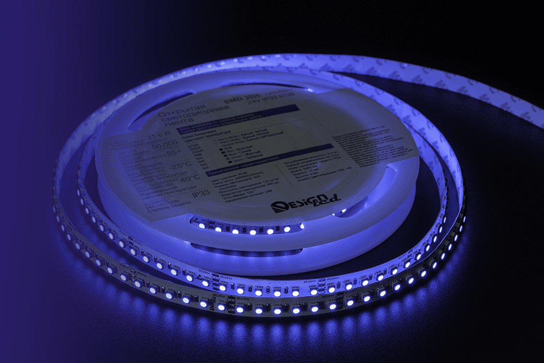 Светодиодная лента DesignLed DSG3A120-24-RGB-33 002845