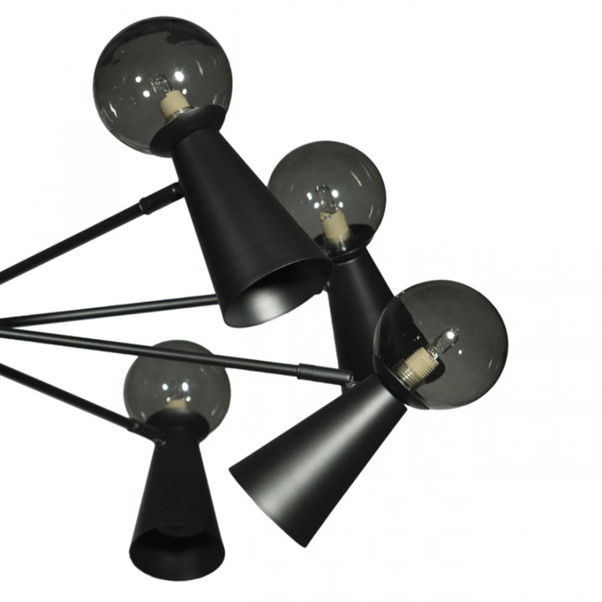 Люстра на штанге Loft IT Halley 10046/10 Black
