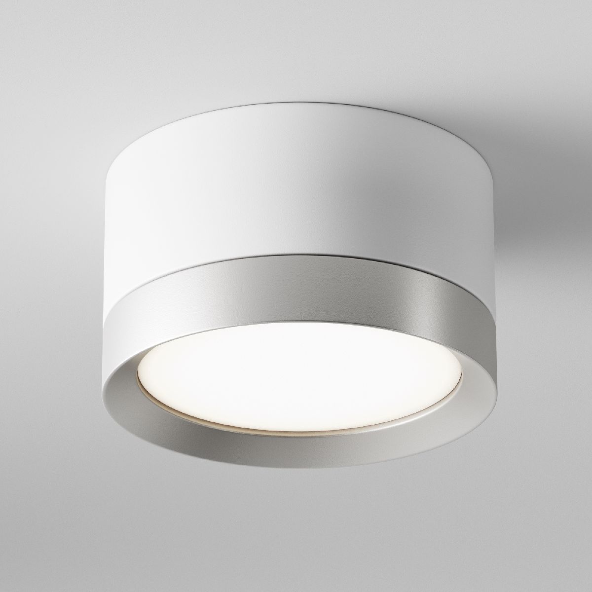 Потолочный светильник цилиндр Maytoni Technical Hoop C086CL-GX53-SRD-WS