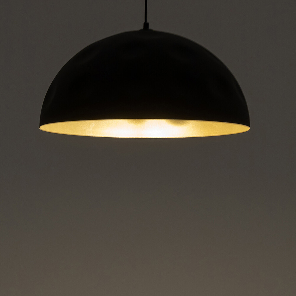Подвесной светильник Nowodvorski Hemisphere Hit L Black/Satine Gold 10703