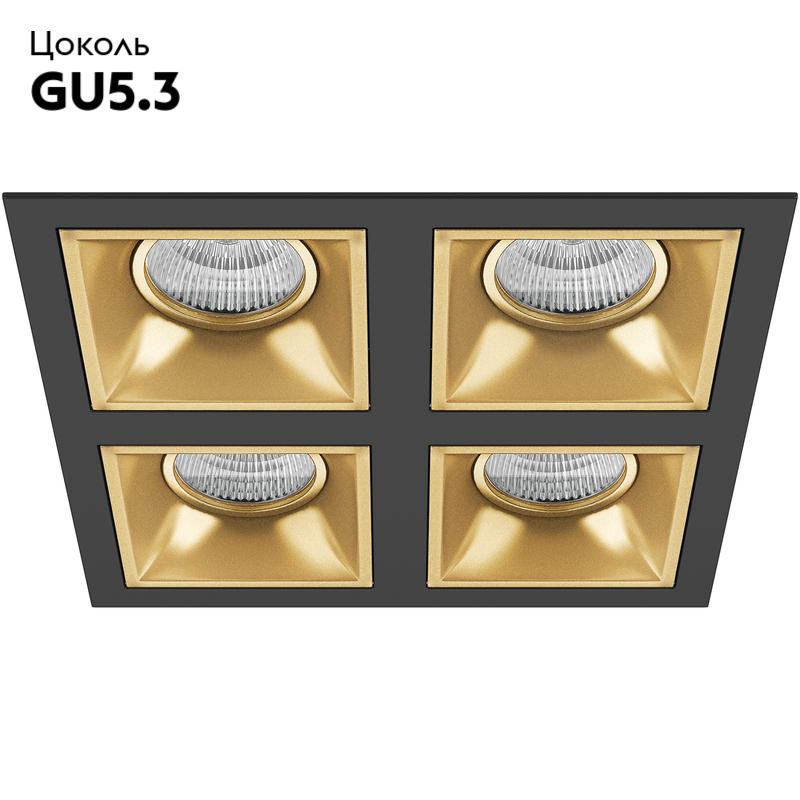 Встраиваемый светильник Lightstar Domino D54703030303 (214547+214503+214503+214503+214503)