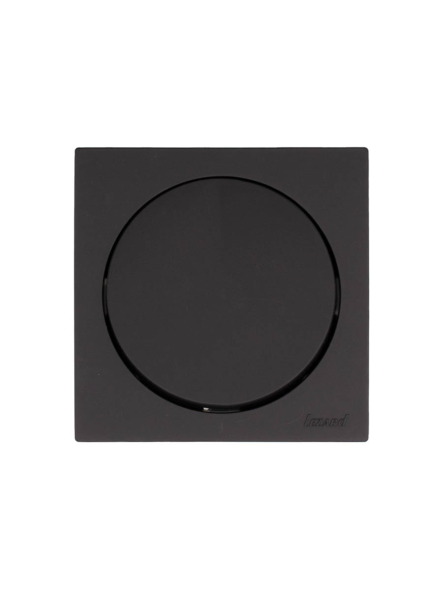 Выключатель чёрный бархат Lezard Osen 743-4288-100