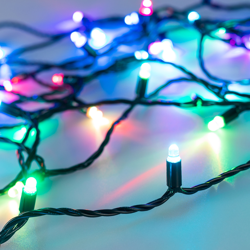 Светодиодная гирлянда Arlight ARD-String-Classic-6000-Black-40LED-Live RGB-SPI 031519