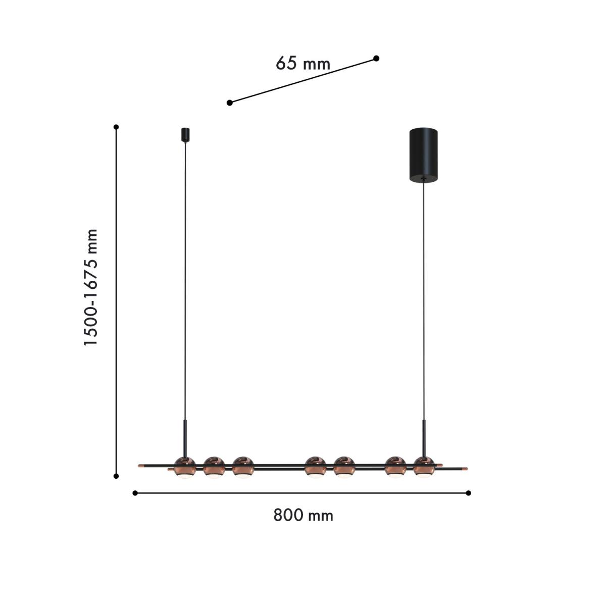 Подвесная люстра Favourite Sturm 4561-7P