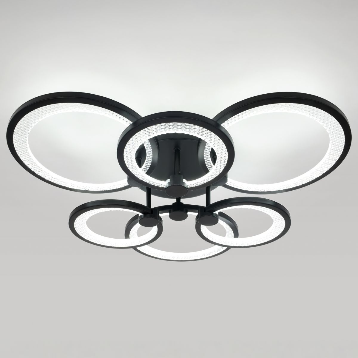 Потолочный светильник Эра Модерн Odry CLL-1-117W 3K-6,5K RC BK