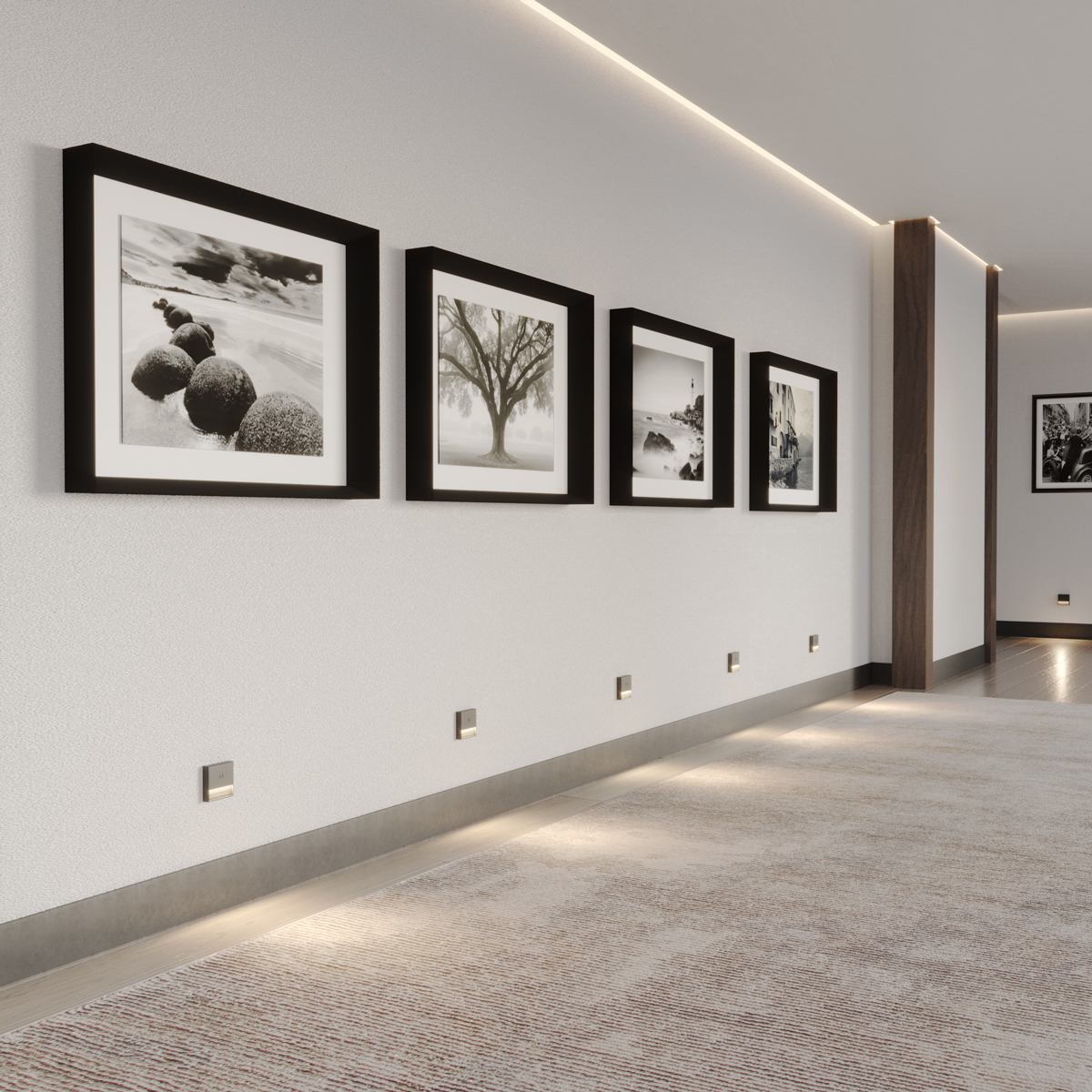 Подсветка для лестниц Novotech Over Vespera 0,4Вт 1000mAh Li-ion 359710