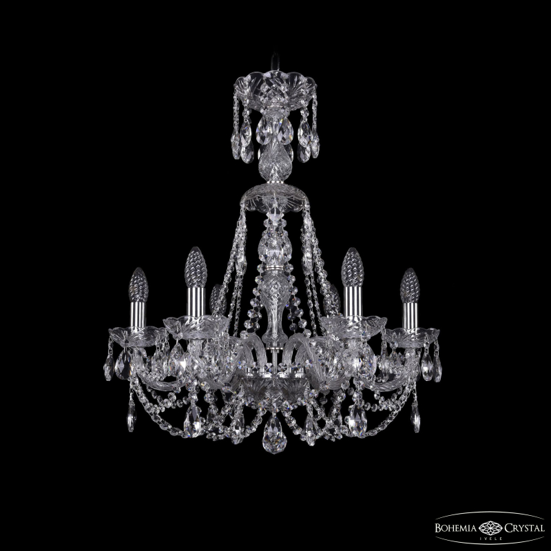 Подвесная люстра Bohemia Ivele Crystal 1406/6/195/XL-64 Ni