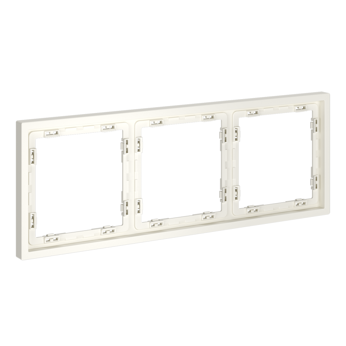 Рамка пластиковая Voltum S70 на 3 пост, (хлопок) VLS100313
