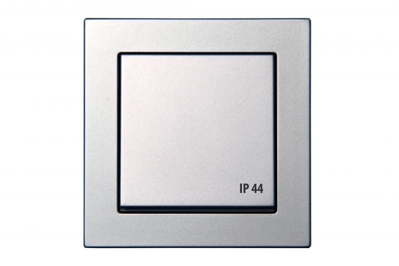 Розетка с заземлением и крышкой Liregus Epsilon 28-1765