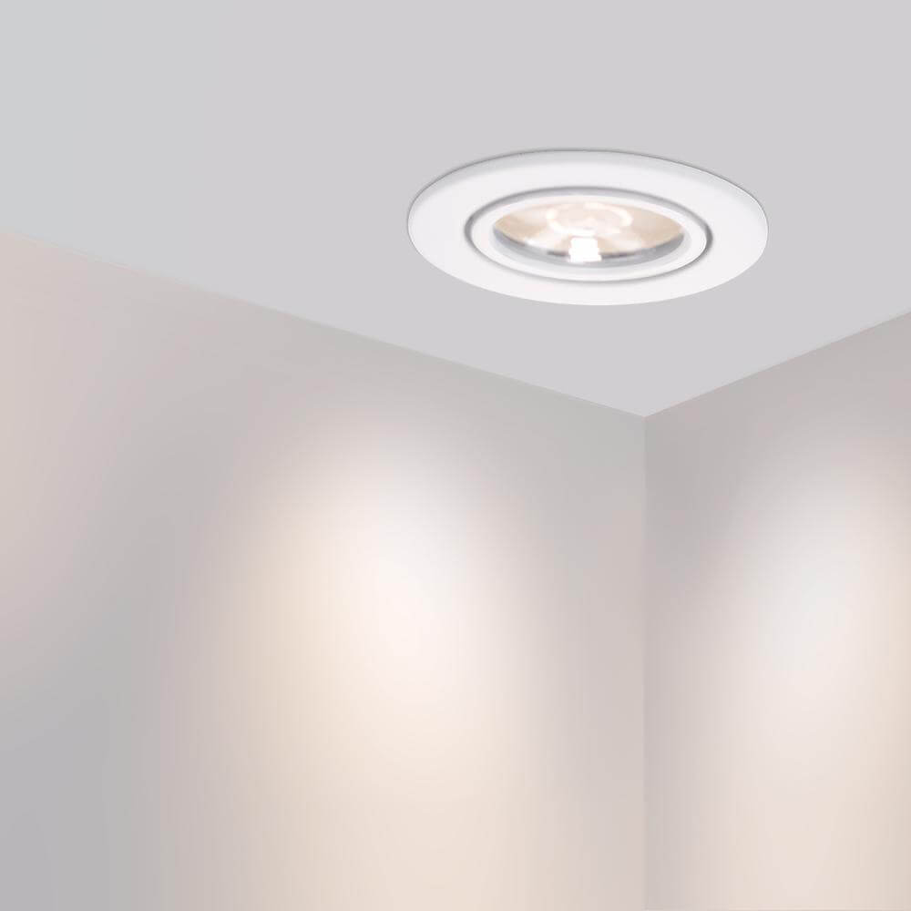 Мебельный светильник Arlight LTM-R65WH 5W Warm White 10deg