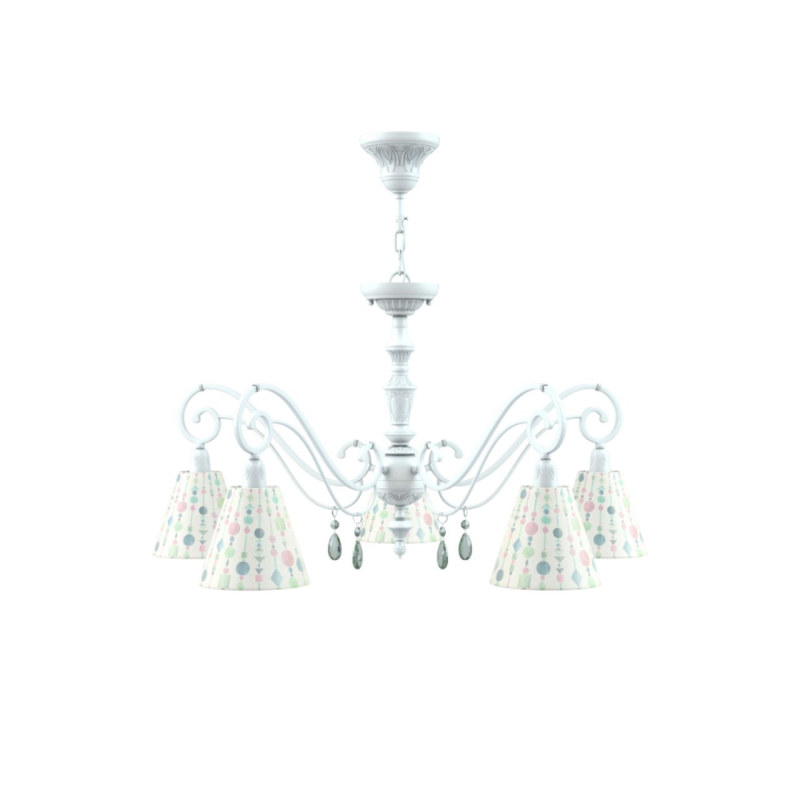Подвесная люстра Lamp4you Classic E3-05-WM-LMP-O-17-CRL-E3-05-GR-DN