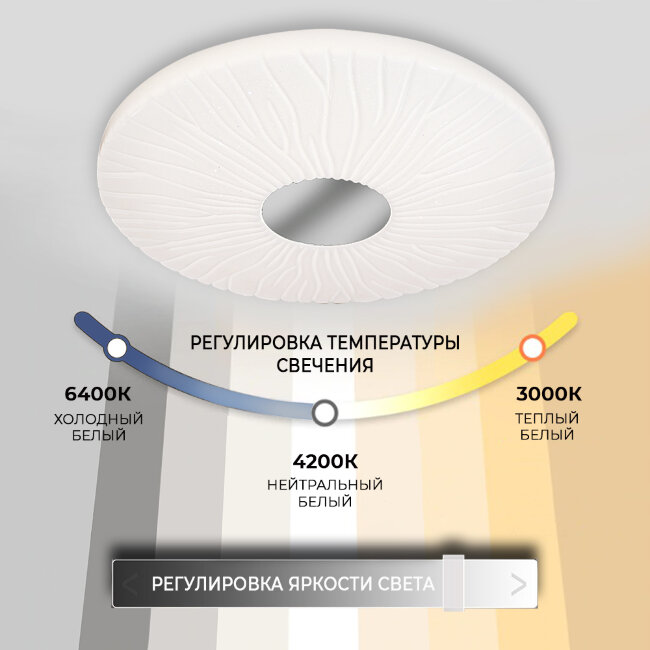 Потолочный светильник Seven Fires Липси 45439.45.90.77RGB
