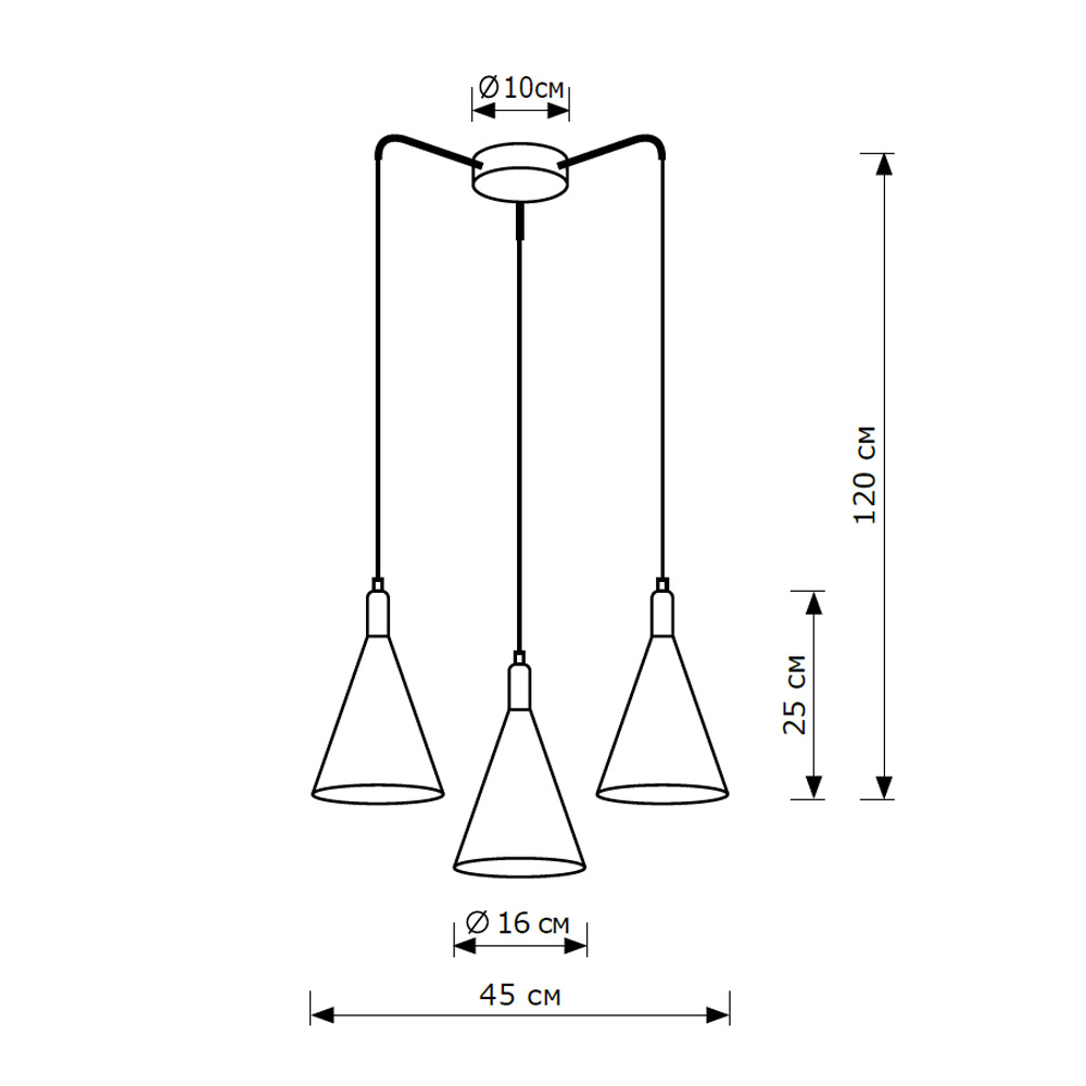 Подвесной светильник LightHall Glaro LH012088