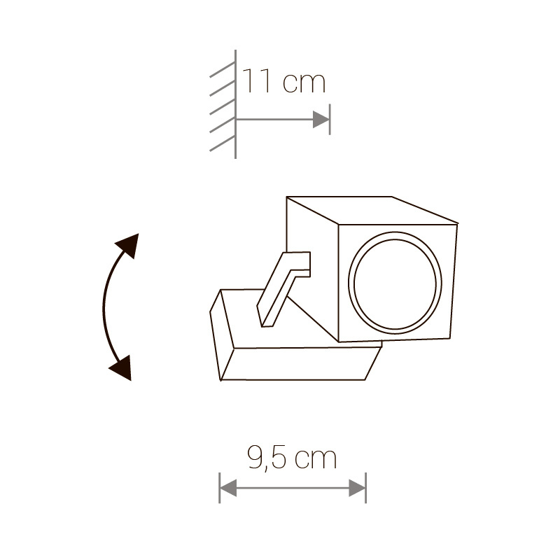 Спот Nowodvorski Cuboid 8806