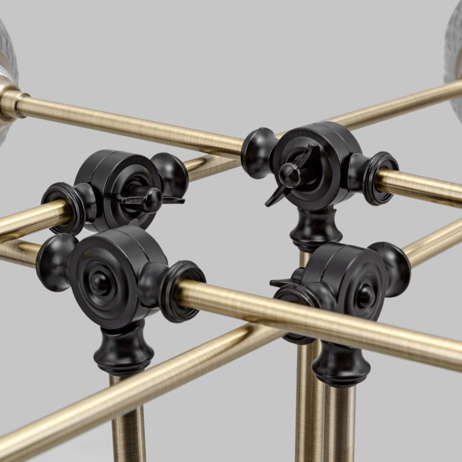 Потолочная люстра IMEX MD.5299-8-S-AB+BK