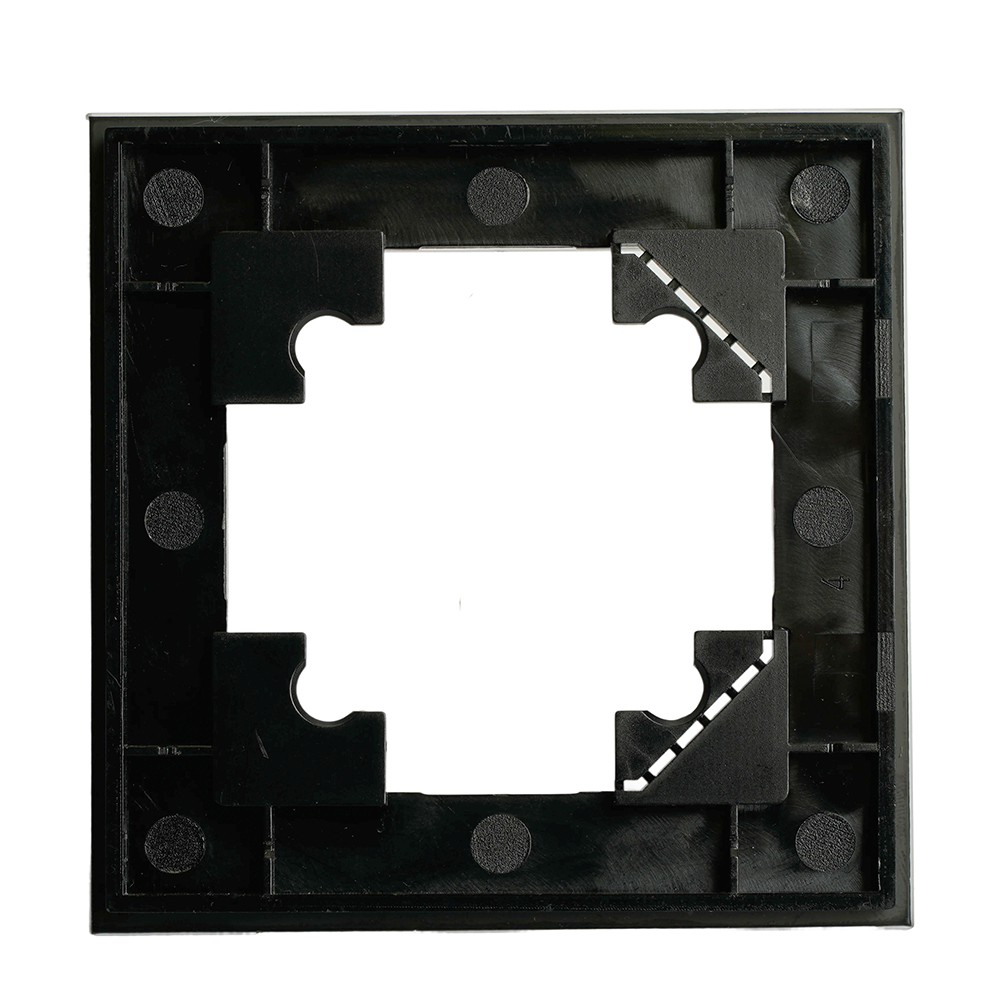 Рамка 1-местная для сенсорных механизмов, подсветки, стекло, Stekker Катрин GFR00-7001-05S  50304