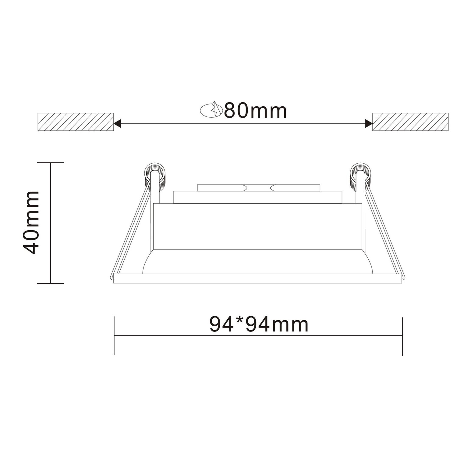 Встраиваемый светильник ST LUCE ST208.418.01