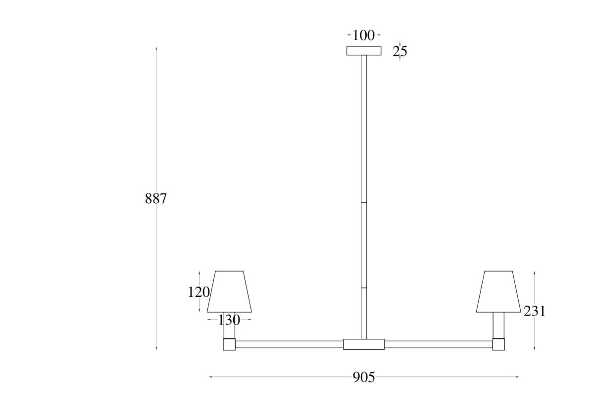 Подвесная люстра Maytoni Tet-a-tet MOD104PL-09B