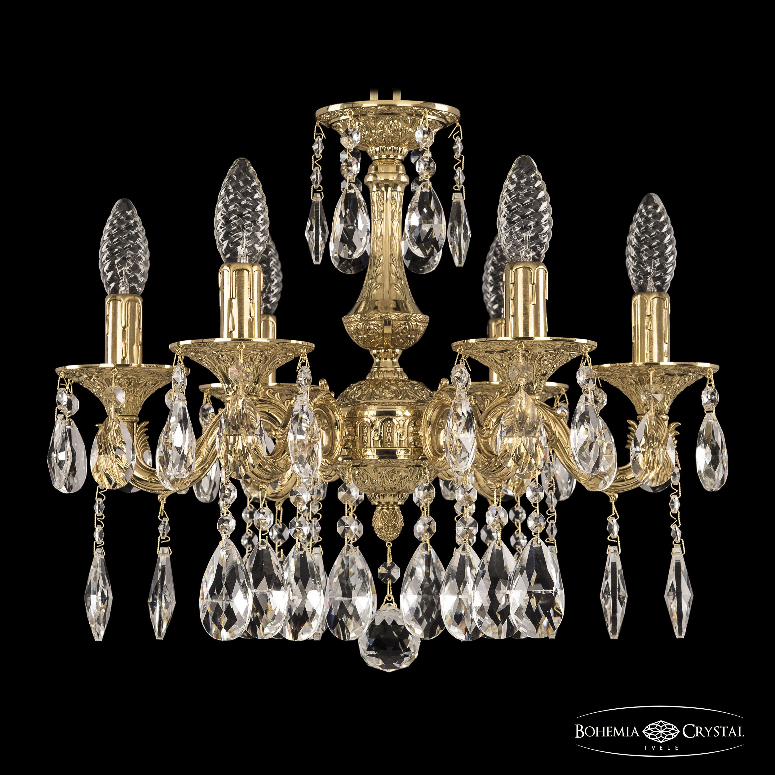 Подвесная люстра Bohemia Ivele Crystal Florence 71101/6/125 A G