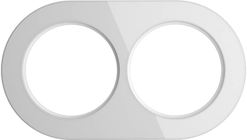 Рамка Werkel Favorit Runda на 2 поста белый WL21-Frame-01 4690389141959